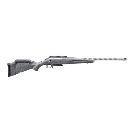 Buy Ruger Gen II American 7mm-08 Rem 20" Spiral Fluted Barrel Alloy Steel Rifle - Gray Splatter online