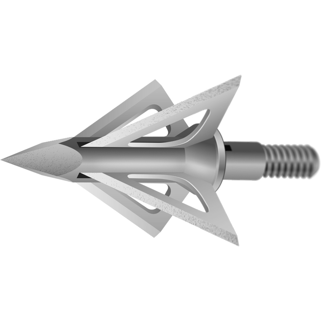 Slick Trick 17STPRO3125S Broadheads Stainless Steel 125gr 3pk 4-Blade