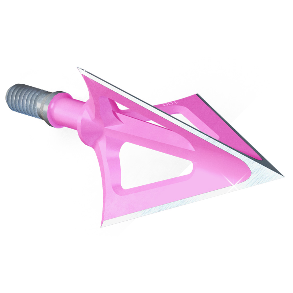 Buy G5 Outdoors 118 85gr 3-Pack 1in Cut Stainless Broadheads Pink online