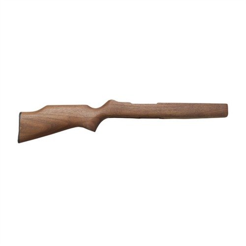 WOOD PLUS RUGER 10/22 RAISED YOUTH STOCK SPORTER WOOD BROWN