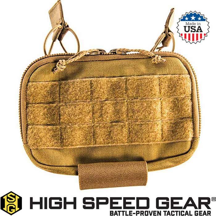 High Speed Gear Map V2 Molle S Admin Pouch Coyote Brown