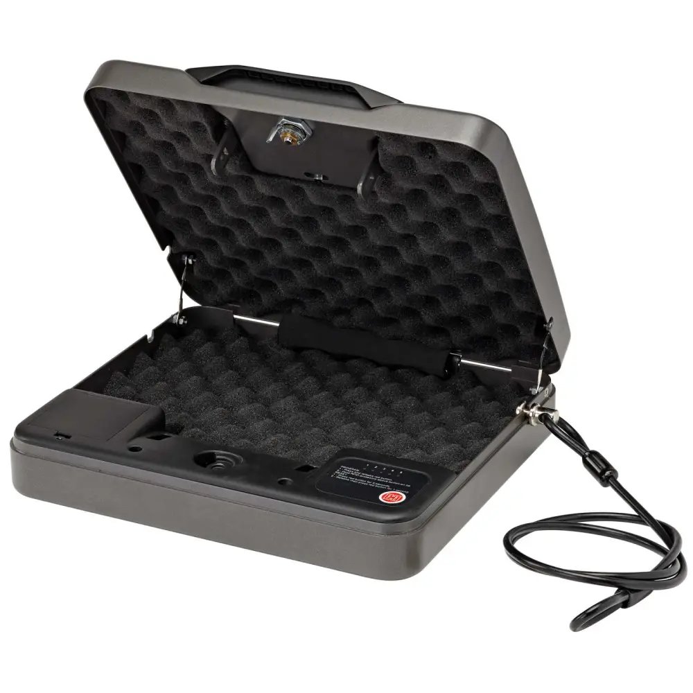 Hornady 98141 RAPiD Safe 4800KP Black Steel 14 Gauge Holds 2 Pistols - Hornady Manufacturing Company - BLACK