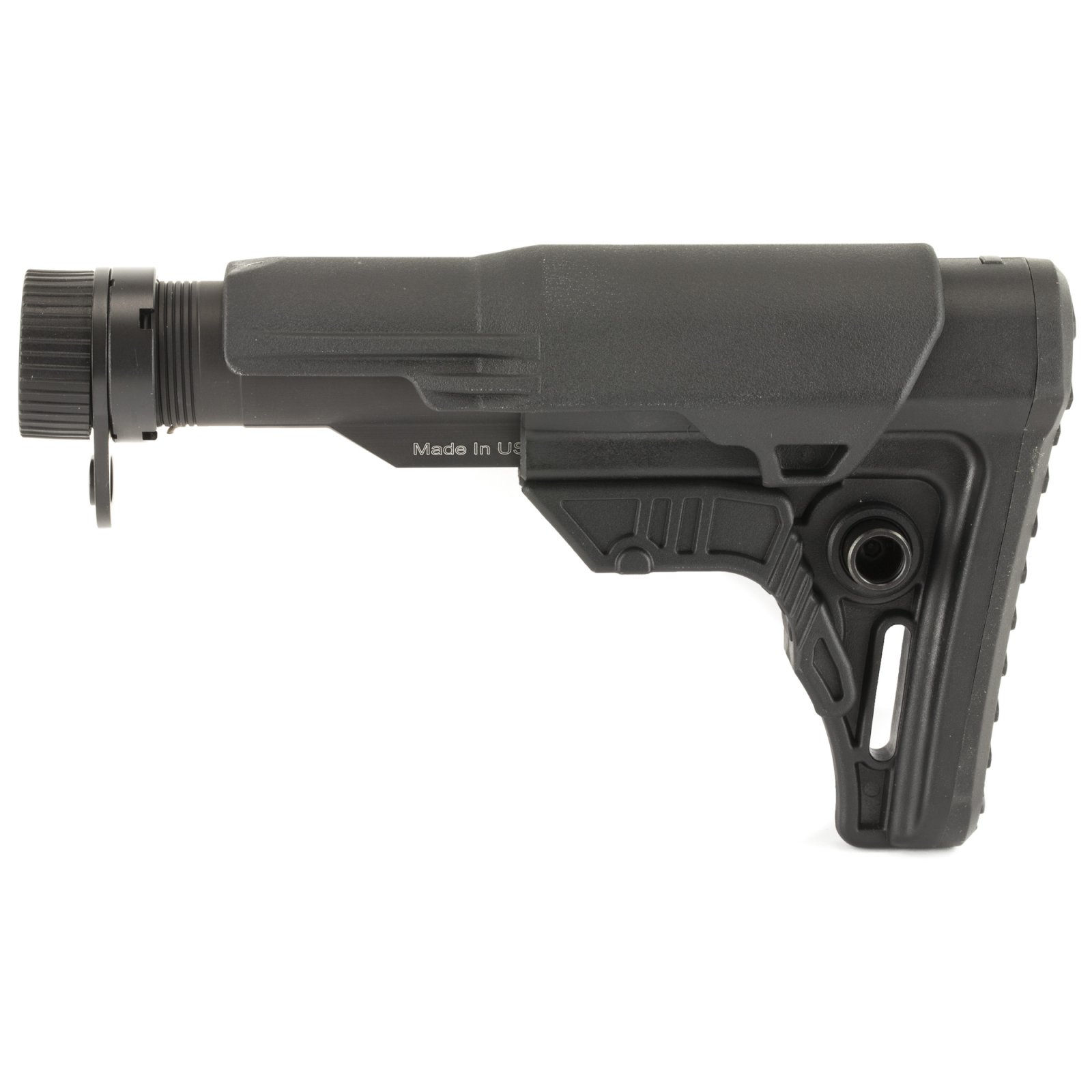 Leapers UTG PRO AR-15 S4 Mil-Spec Stock Kit RBUS4BM - High Strength Polymer, 4-Position Adjustability