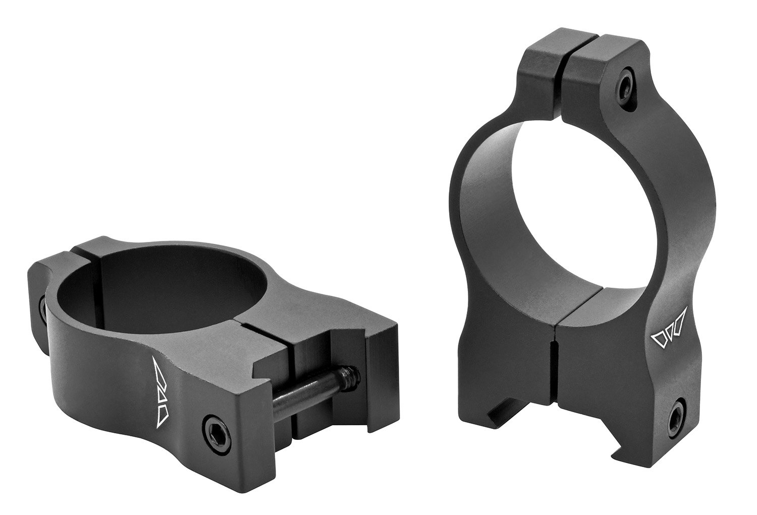Warne V415M Vapor Scope Rings Matte Black 30mm High 0 MOA Aluminum - Warne - 30MM