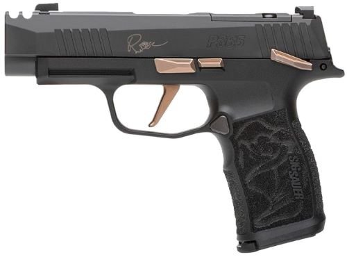 Buy Sig Sauer 365XL9ROSE P365XL Rose Kit Micro-Compact 9mm Luger 12+1 3.10" Black Nitron Stainless Steel Integrated Compensator/Optic Ready/Serrated Slide, Black w/Rose Gold Accents Frame w/Accessory Rail online