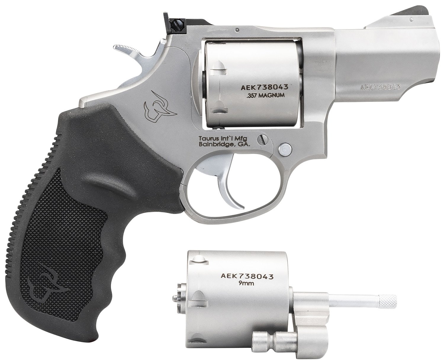 Taurus 2692029 692 Revolver 357 Mag/38 Special/9mm 2.5" 7rd Stainless - Taurus International Manufacturing, Inc. - DA/SA
