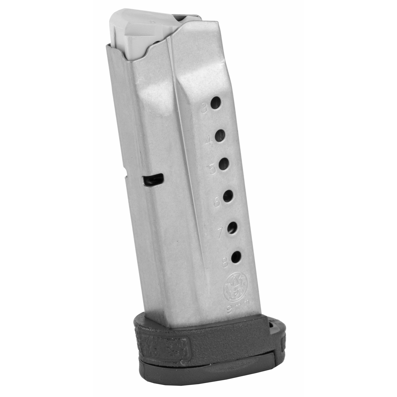 Smith & Wesson 199360000 M&P Shield 8rd 9mm Luger Magazine Stainless Steel - Smith & Wesson - 9MM
