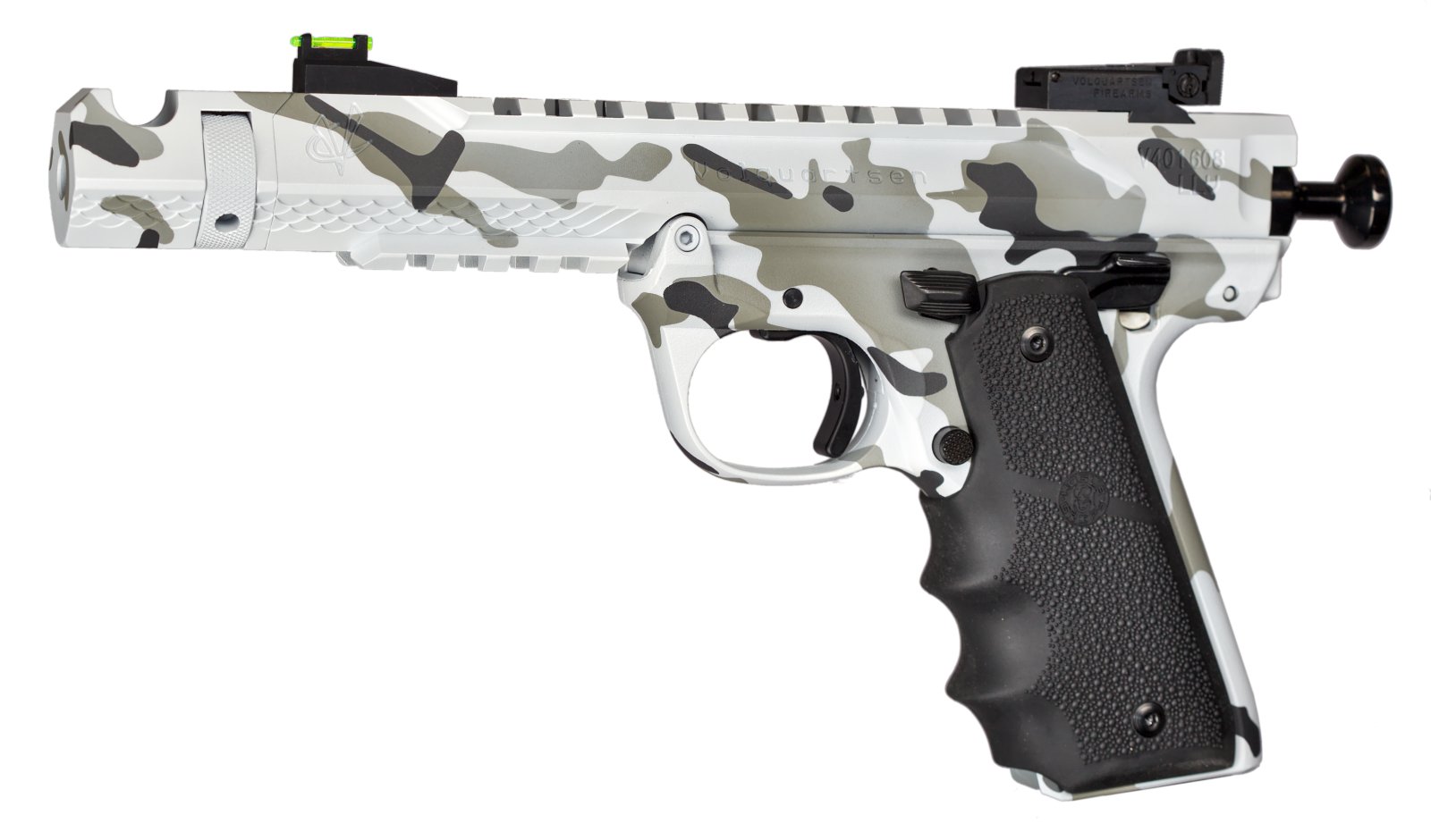 Volquartsen Black Mamba VF4M-0049 22LR 4.5 in Arctic Camo 10+1 Pistol - Volquartsen - 22LR