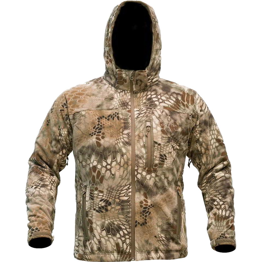 Kryptek 16VELJH4 Vellus Jacket Highlander Medium Windproof Waterproof