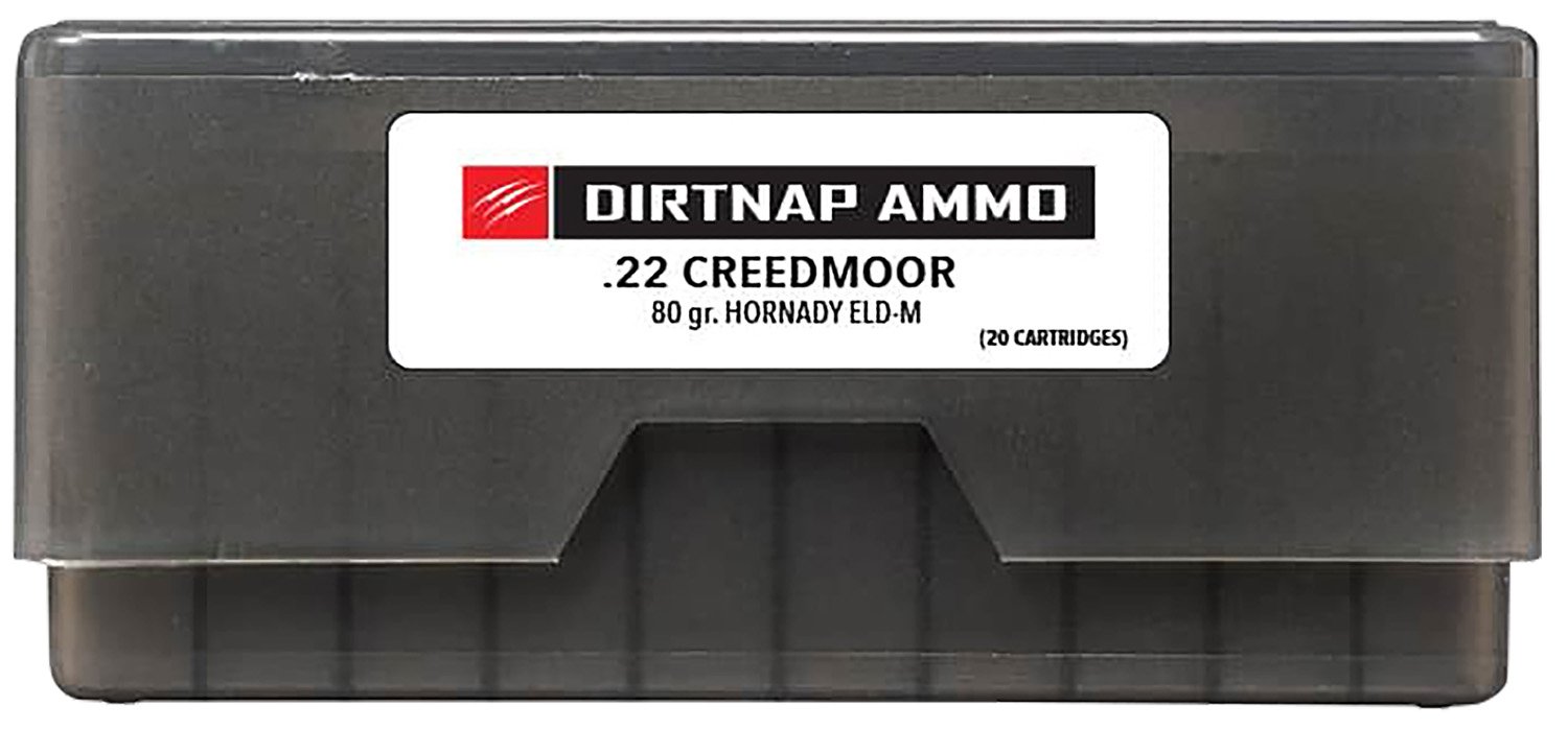 Fierce Firearms DNP22CM80GRELDM Dirtnap 22 Creedmoor 80gr ELD-M 20/Box