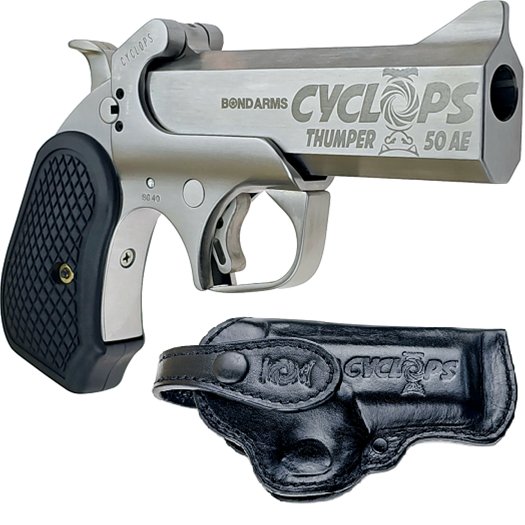 Bond Arms Cyclops BACYP-50AE .50 AE 4.25" Satin Single Shot Handgun - Bond Arms, Inc. - .50 ACTION EXPRESS