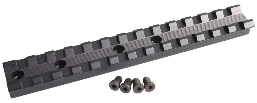 Traditions A1785 Break Action Base Matte Black for NitroFire Vortek StrikerFire Pursuit XT Buckstalker XT PA Pellet ShedHorn & Outfitter G3 Models - Picatinny Style 1-pc Base