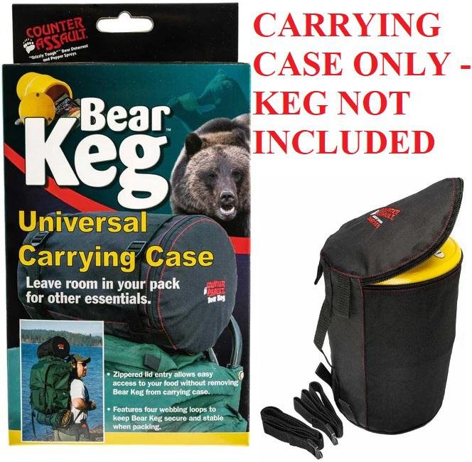 COUNTER 1506-7048 Bear Keg Carrying Case, Heavy Nylon, Backpack Straps