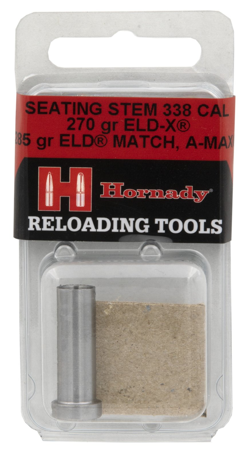 Hornady 397110 ELD Match Bullet Seating Stem .338 Cal 270gr ELD-X - Horn Hunter - 338 CAL