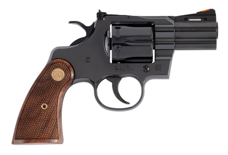 Colt Python BP2WTS 357MAG 2.5" Blued Walnut Gold Medallion - Colt - 357 Magnum | 38 Special