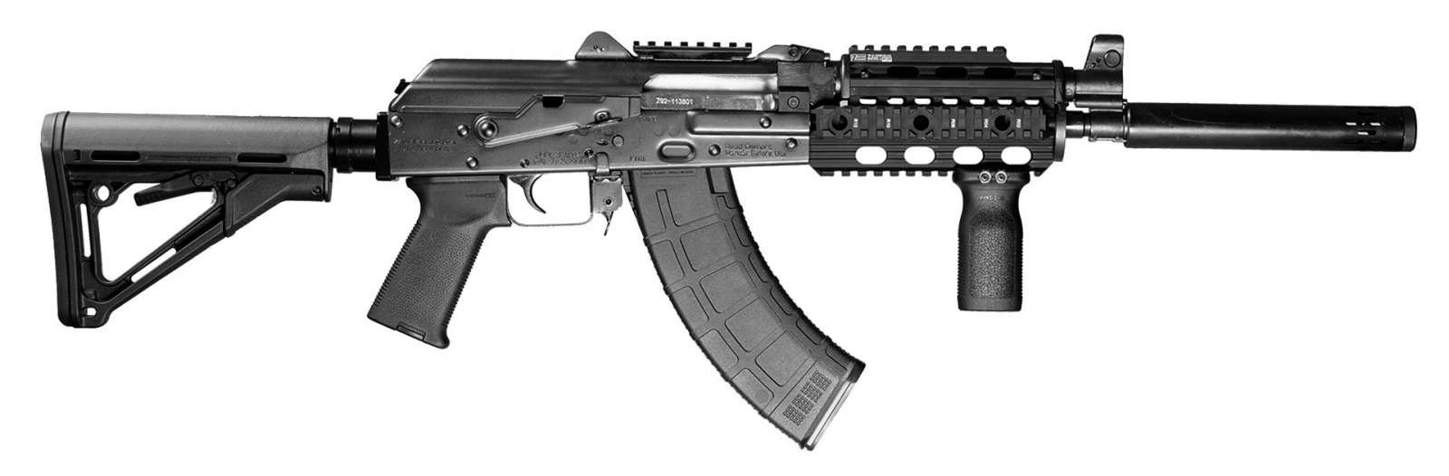 Zastava ZP92762CTR 7.62x39 ZPAP92 Rifle 16" Black Magpul CTR - Zastava Arms - 7.62X39mm