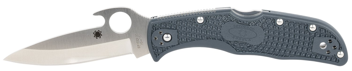 Spyderco C243PGYW Endela 3.41" VG-10 Blade Blue/Gray FRN Handle