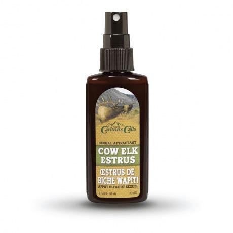 Buy Hunters Specialties Carlton Cow Elk Estrus Urine 2 oz Spray Atomizer online
