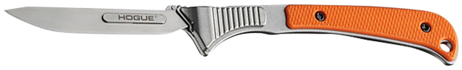 Hogue Expel 2.5" 440C Steel Knife Silver Orange G10 Grips