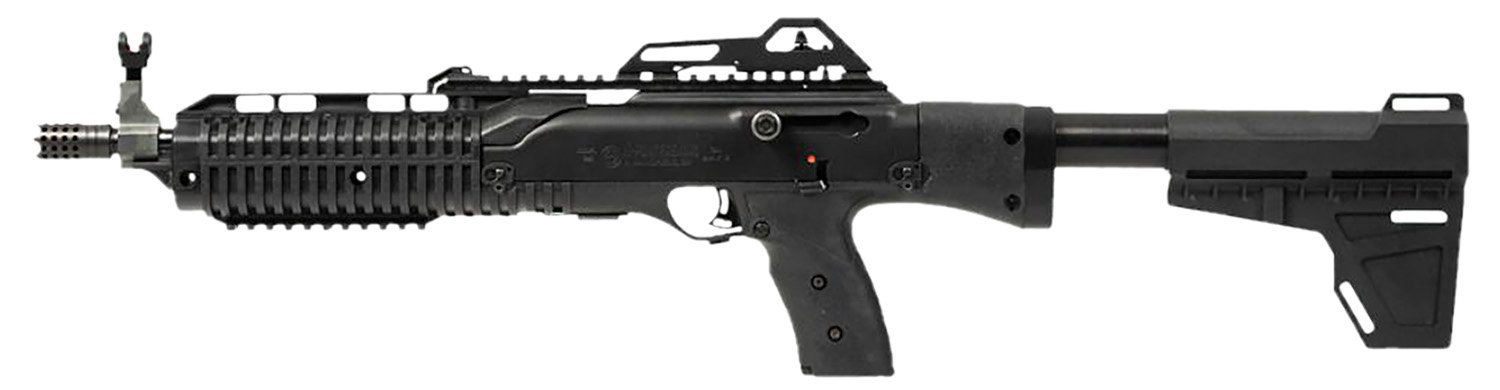 Hi-Point 4595PB 45AP Pistol 9+1, Threaded Barrel, Picatinny Rail, Black - Hi-Point Firearms - 45 ACP