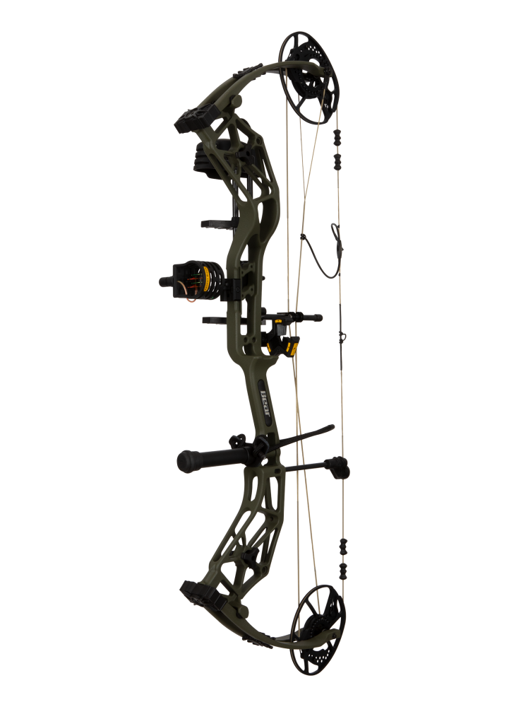 Bear Alaskan XT AV46A731D7R 70 lbs RH 33" Black/Bottomland 335 FPS Package - Bear Archery