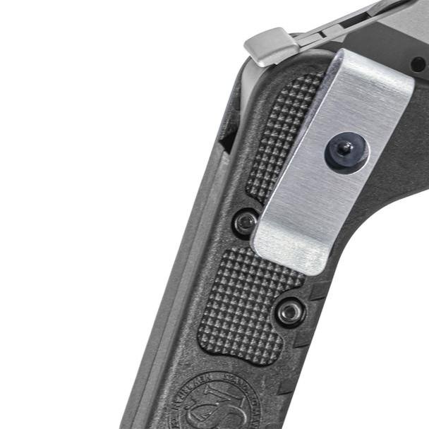 Switch Gun Stainless Steel with Belt Clip Handgun .22 WMR 5rd Capacity .75 Barrel Polymer Grip Belt Clip