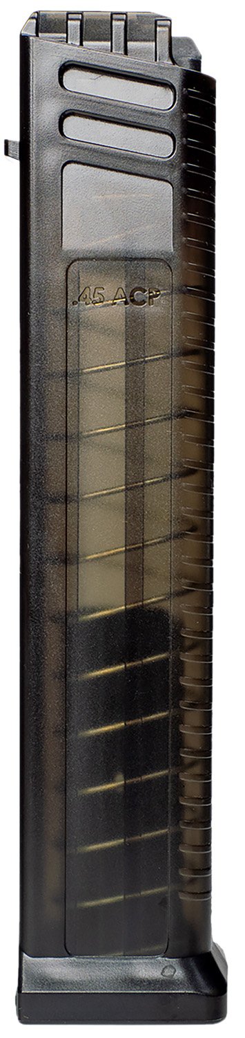 Global Ordnance 8588005940344 Stribog 10rd 45 ACP Smoke Polymer Magazine