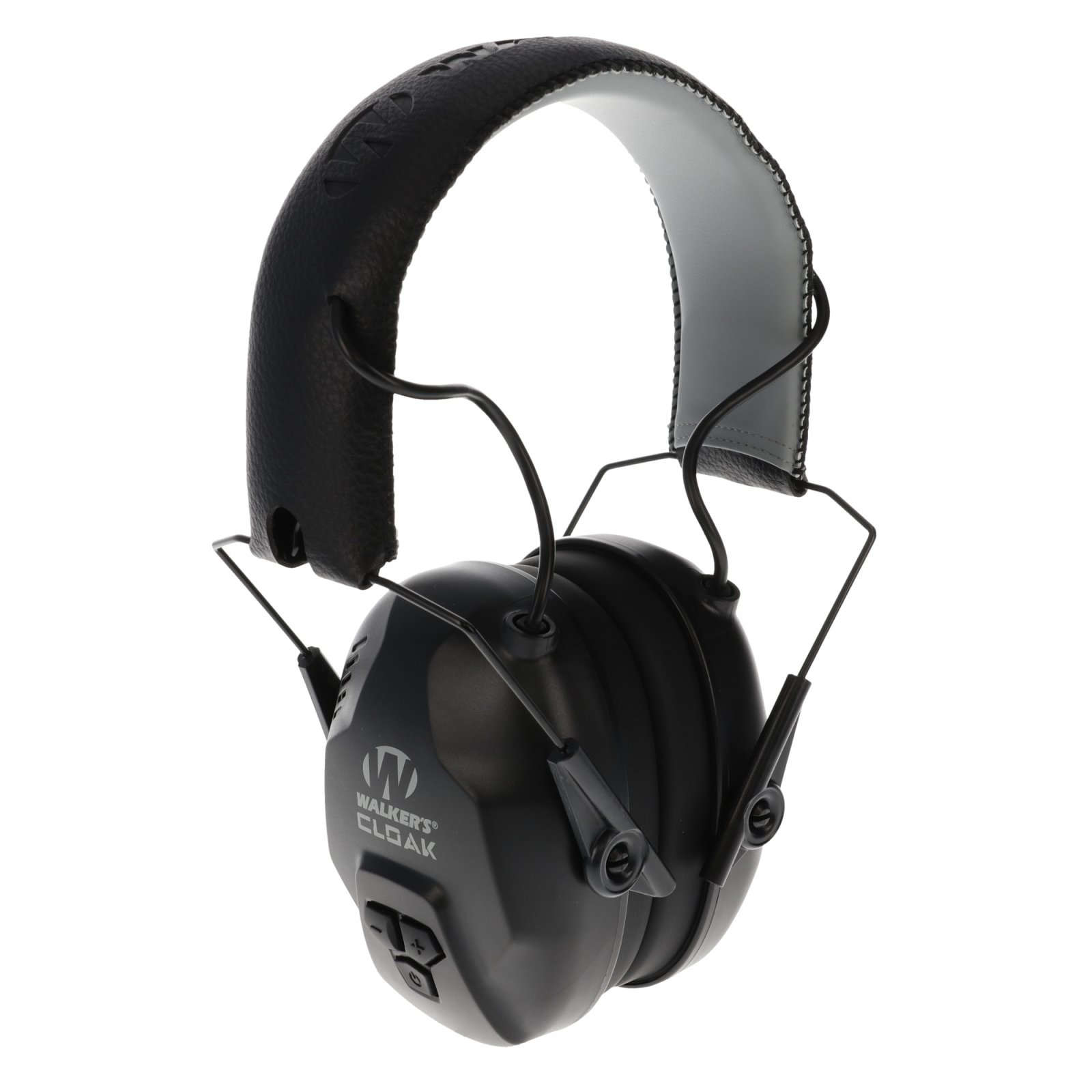 Walker's GWP-CLKDM Cloak Dual Mic Electronic Muff Black 23-25 dB Overhead - Walker's