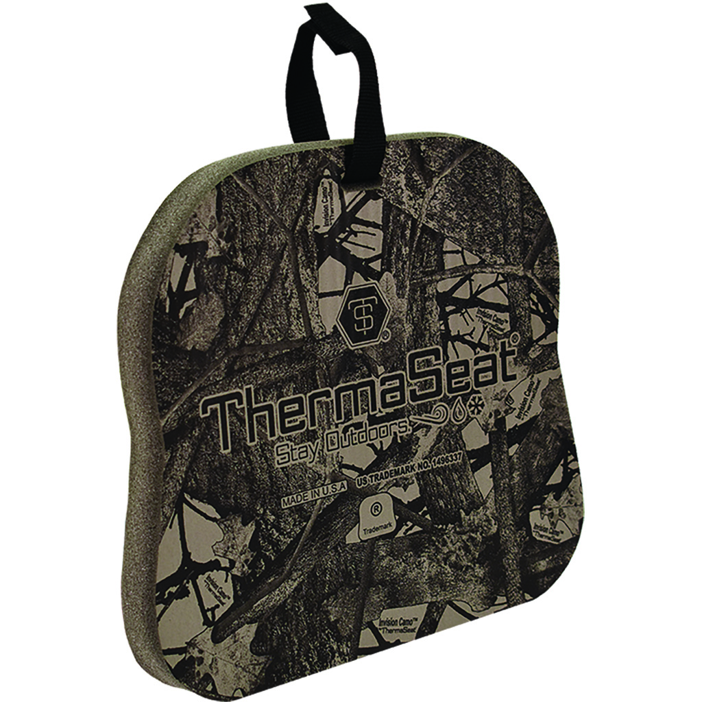 Traditional Seat Grey 1.5 in. Hunting Seat Cushion