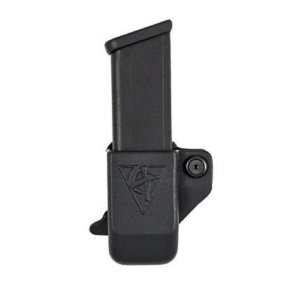 CompTac Single Mag Pouch OWB Kydex-#33/32 - Glock 48 43X - Black - LSC (Right Hand Shooter)