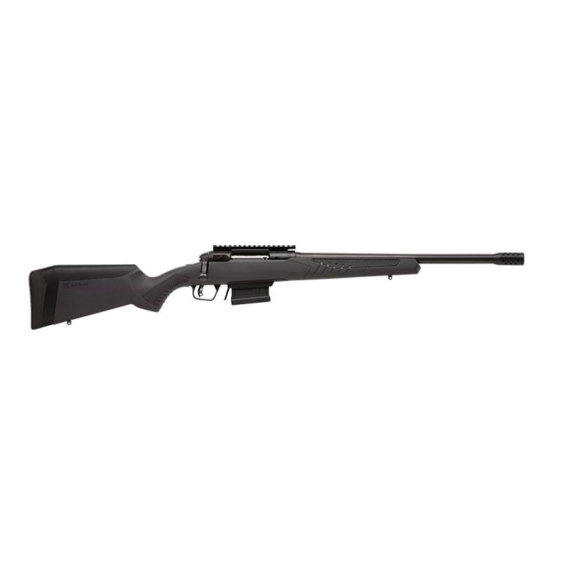Savage Arms 57140 110 Haymaker 450 Bushmaster 4+1 18" Barrel, Matte Black Metal, Black Fixed AccuStock - SAVAGE ARMS - 450 Bushmaster
