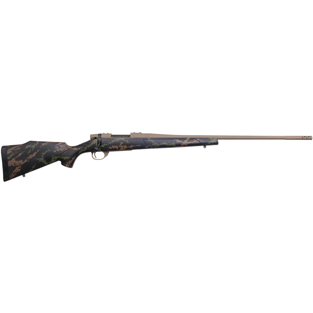 Weatherby Vanguard High Country Rifle 6.5-300 WBY 28 in. Tan and Green with a Brake RH