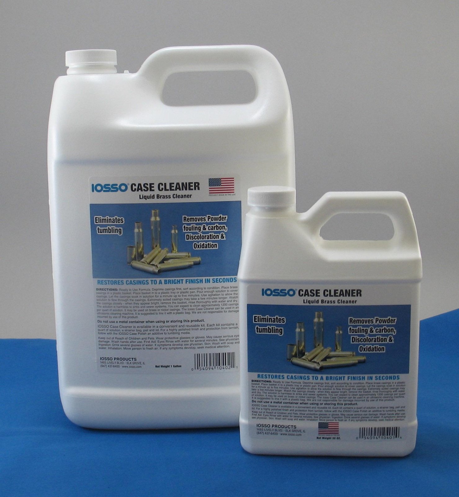 Iosso Brass Case Cleaner - Quick, Effective, Reusable - Cleans 1500 Casings, Ideal for Ultrasonic Cleaners