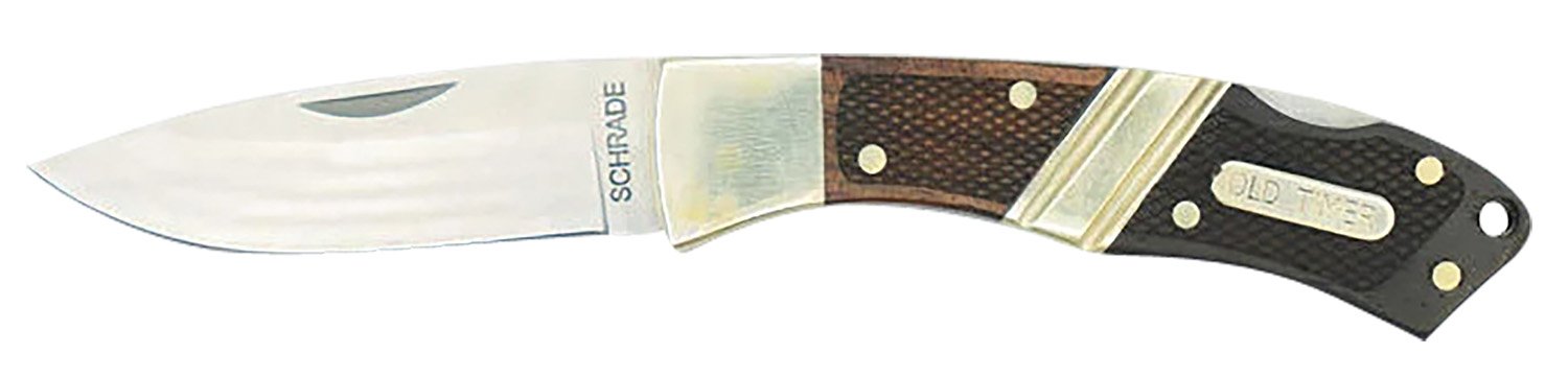Old Timer 1181069 Mountain Beaver Jr. 2.5" SS Folding Knife, Wood Handle