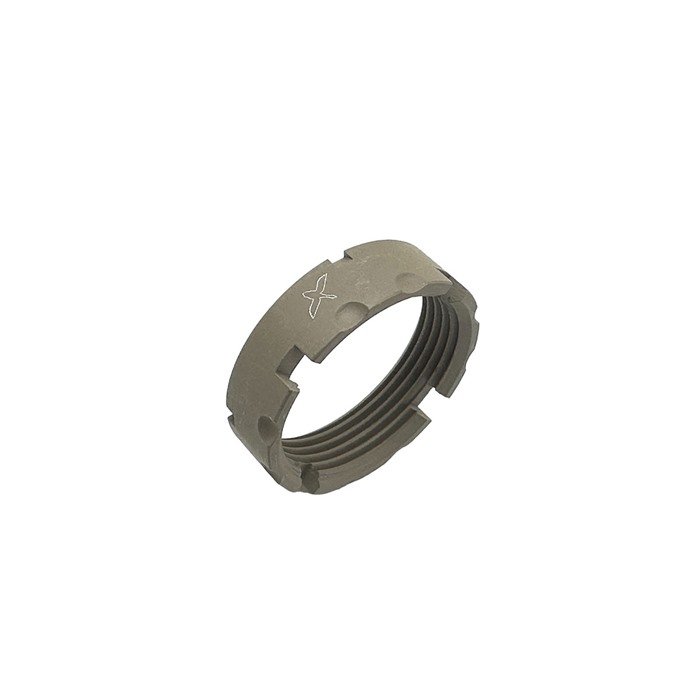 Forward Controls Design CNF AR-15 Billet Castle Nut Burnt Flat Dark Earth - Forward Controls Design
