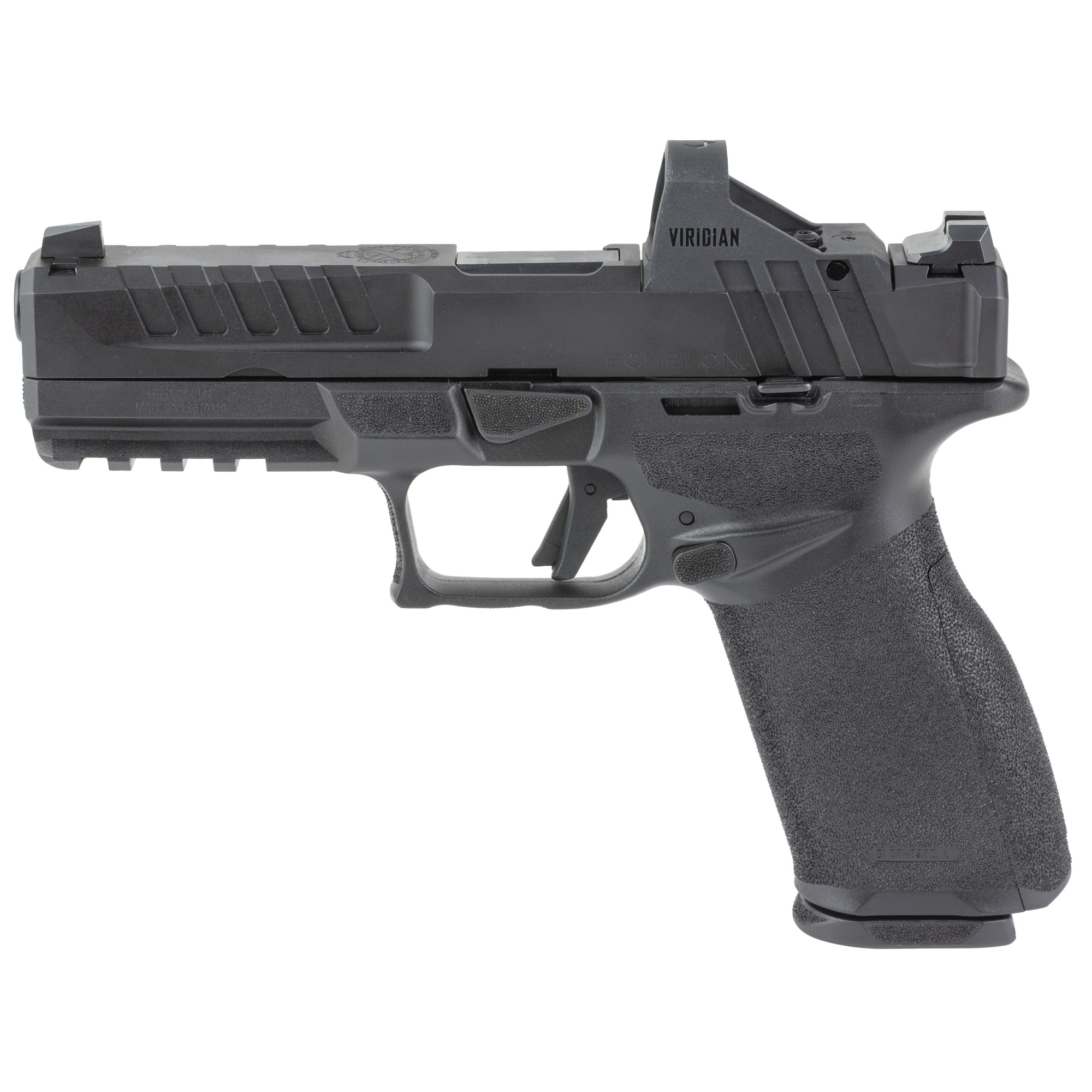 Springfield Gear Up 2025 Echelon Handgun 9mm Luger 17(1)&20(4)rd Magazines 4.5 Barrel 3-Dot Tritium Viridian Green Dot Range Bag