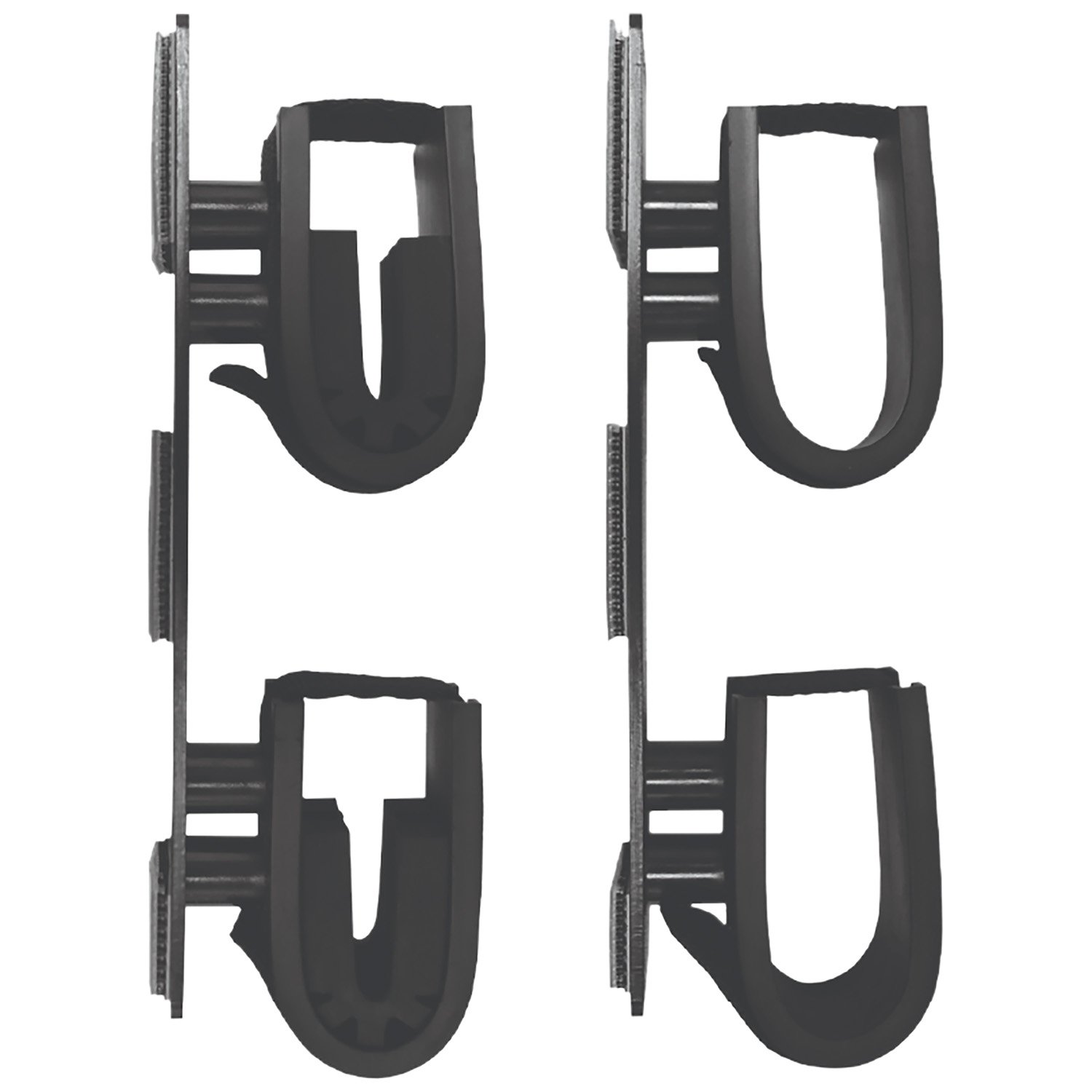 Rugged Gear 10040 Dual Lock Gun Holder Black Metal 2-Pack