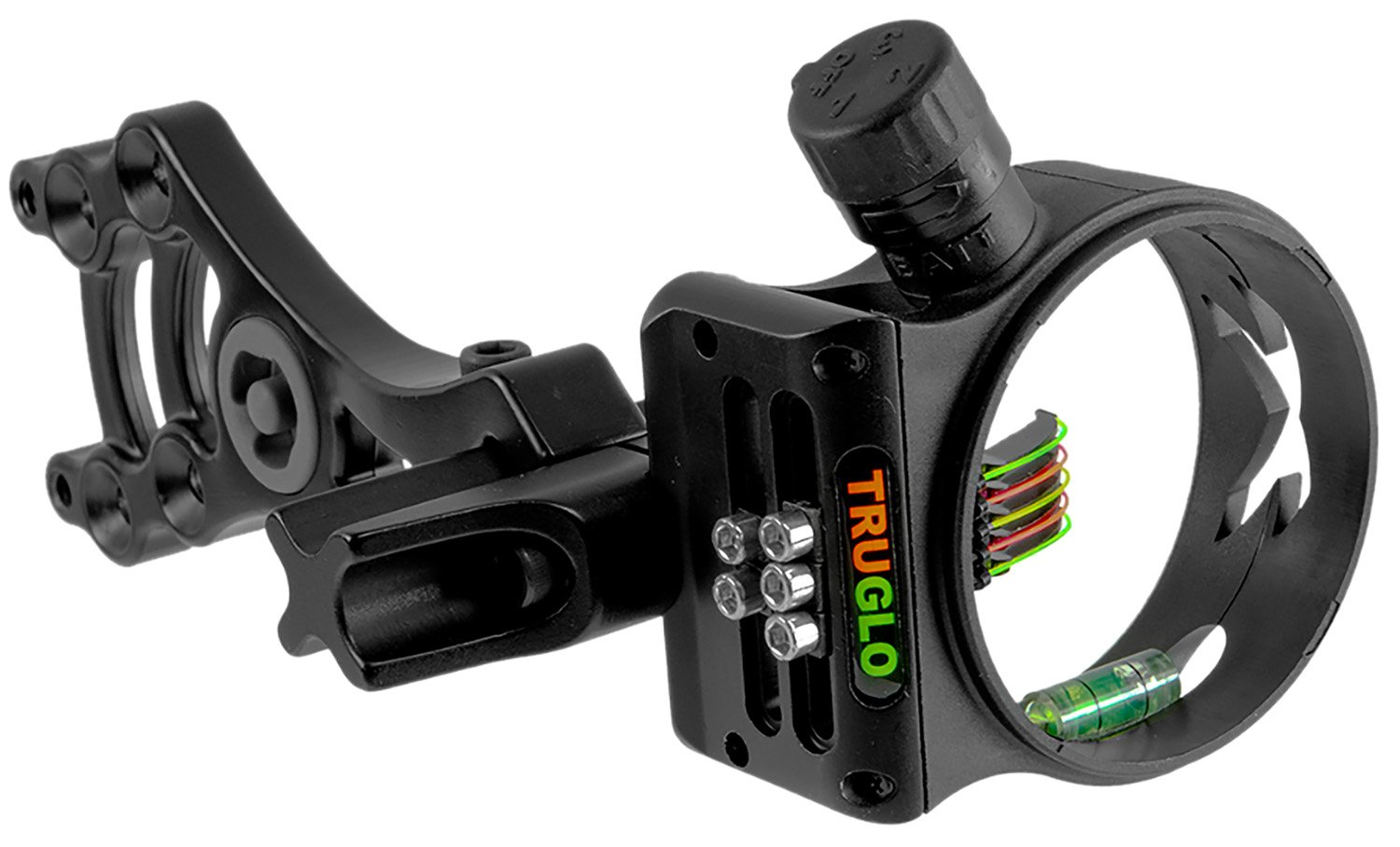 TRU TG3015B Storm G2 5-Pin Adjustable Aluminum Black Bow Sight - TRU Ball - ALUMINUM
