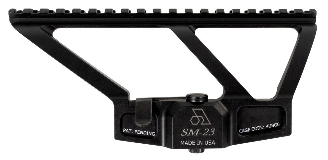 ARSENAL SCOPE MOUNT SM-23 7.625" PICATINNY RAIL BLACK - Arsenal