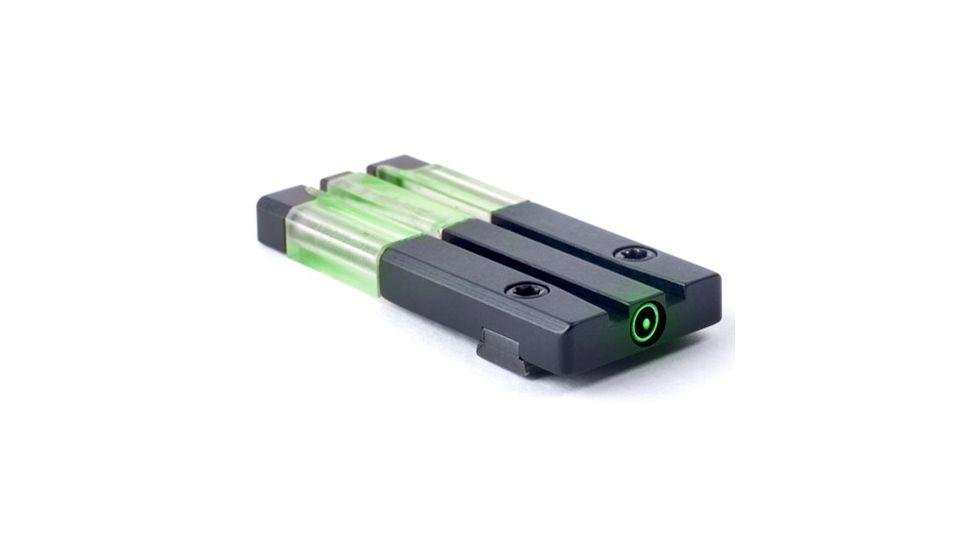 Meprolight 631253108 FT Bullseye Rear Sight Green Tritium Fiber Optic Black