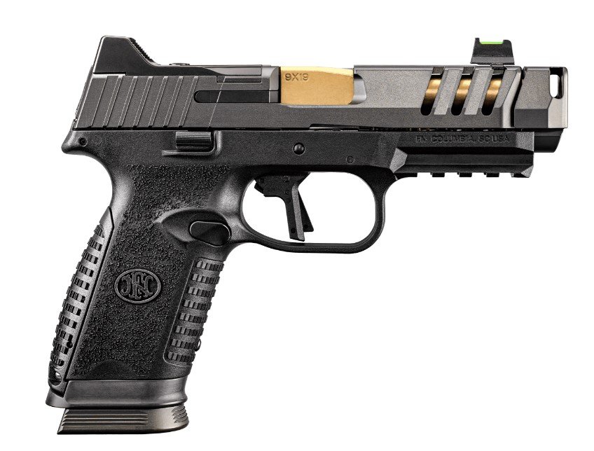 FN 66-101715 509CC Edge XL 9mm Pistol 4.2" Gold Barrel Optic Ready - FN America - 9mm
