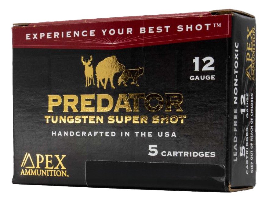 Apex PK35-2 12 Gauge 3.5 in 2.5 oz #2 Shot 5 Rounds Shotgun Ammo - Apex Tactical Specialties