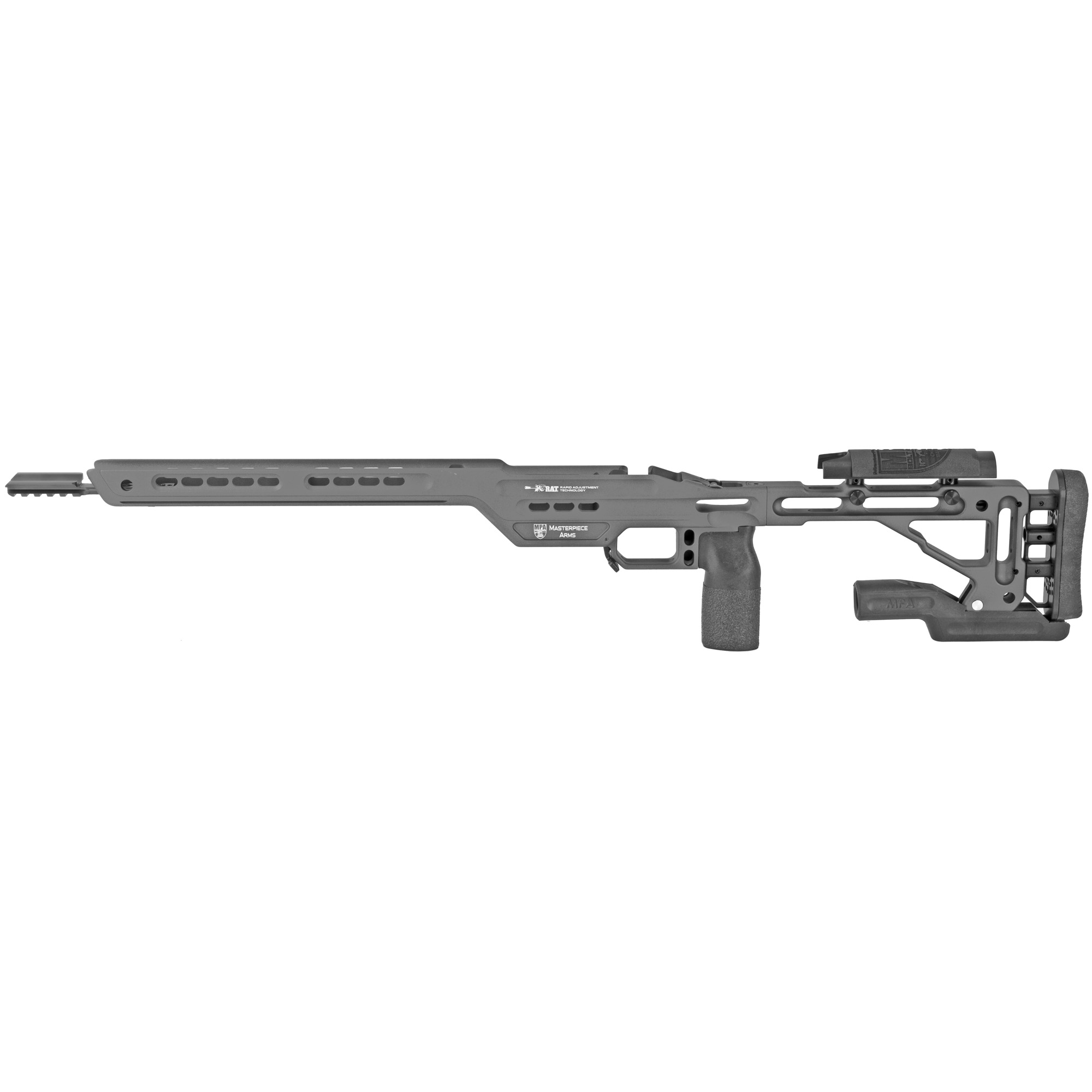 MPA BA Hybrid Chassis Tungsten RH Fits Remington 700 Short