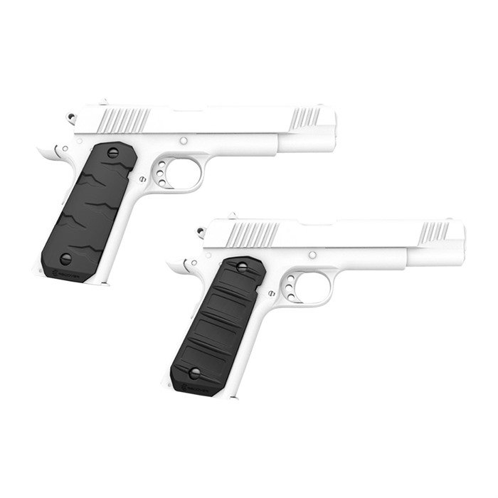Recover Tactical RG1115SB 1911/AR15 Rubber Grip Set Black