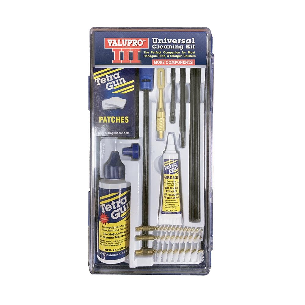 Tetra Gun 758I Valupro III: Universal Multi-Color Cleaning Kit with Collapsible Rod, Rust Protection, and Reusable Case - Tetra Gun - Multi-Caliber