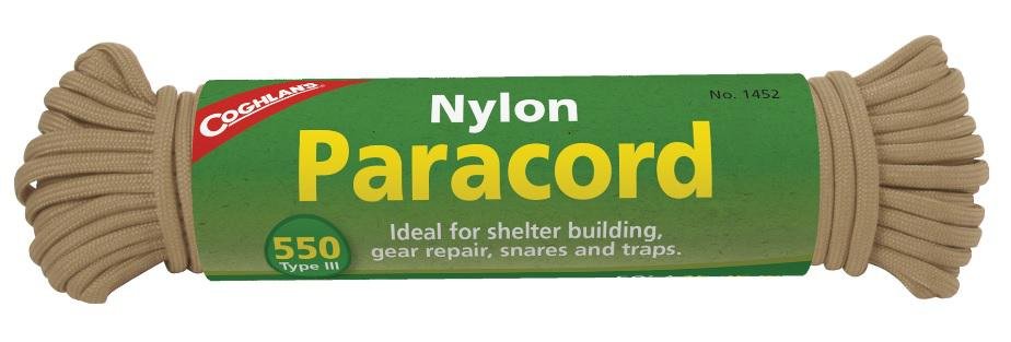 Buy COGHLAN'S 1452 Paracord 50' Tan Type III 550 Cord online