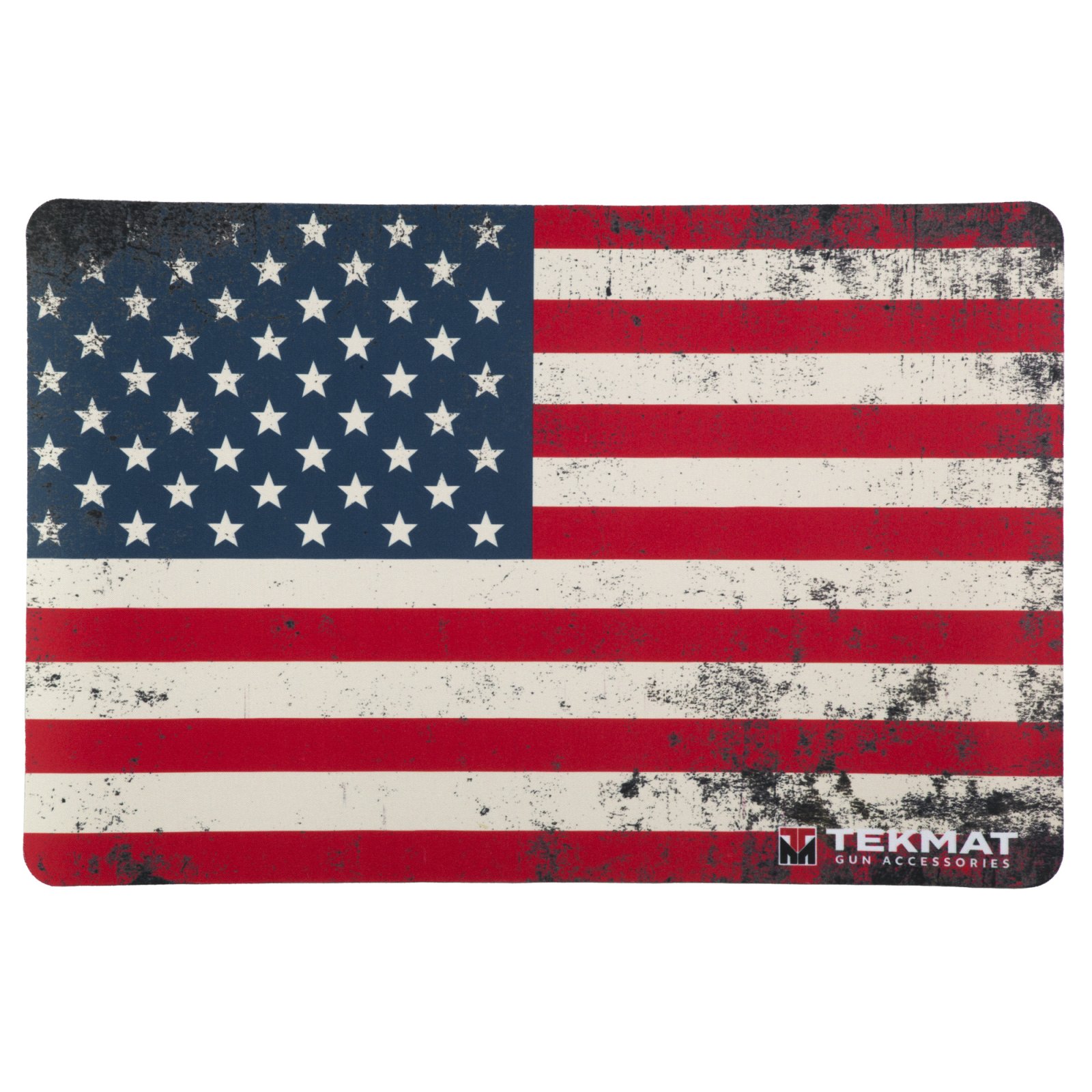 TekMat TEK-R17-USFLAG-01 Old Glory Cleaning Mat 11x17 Rubber Red/White/Blue