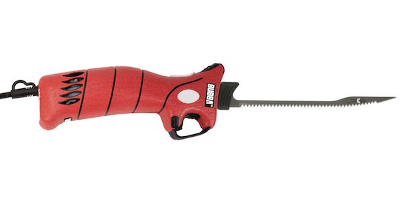 Bubba Blade 1095704 Electric Fillet Knife: High Carbon Stainless Steel, Titanium Nitride Coated, 4 Blades, 8ft Cord, Non-Slip Grip, Safety Lock, Premium EVA Case