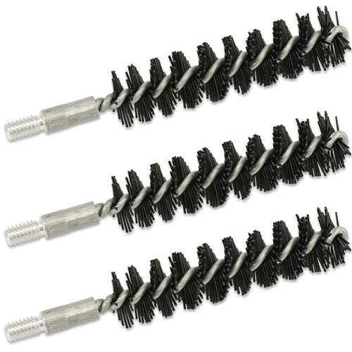 Bore Tech 3/PK NYLON RIFLE BRUSH .44 / .45 CAL 8/32 M THR - Bore Tech
