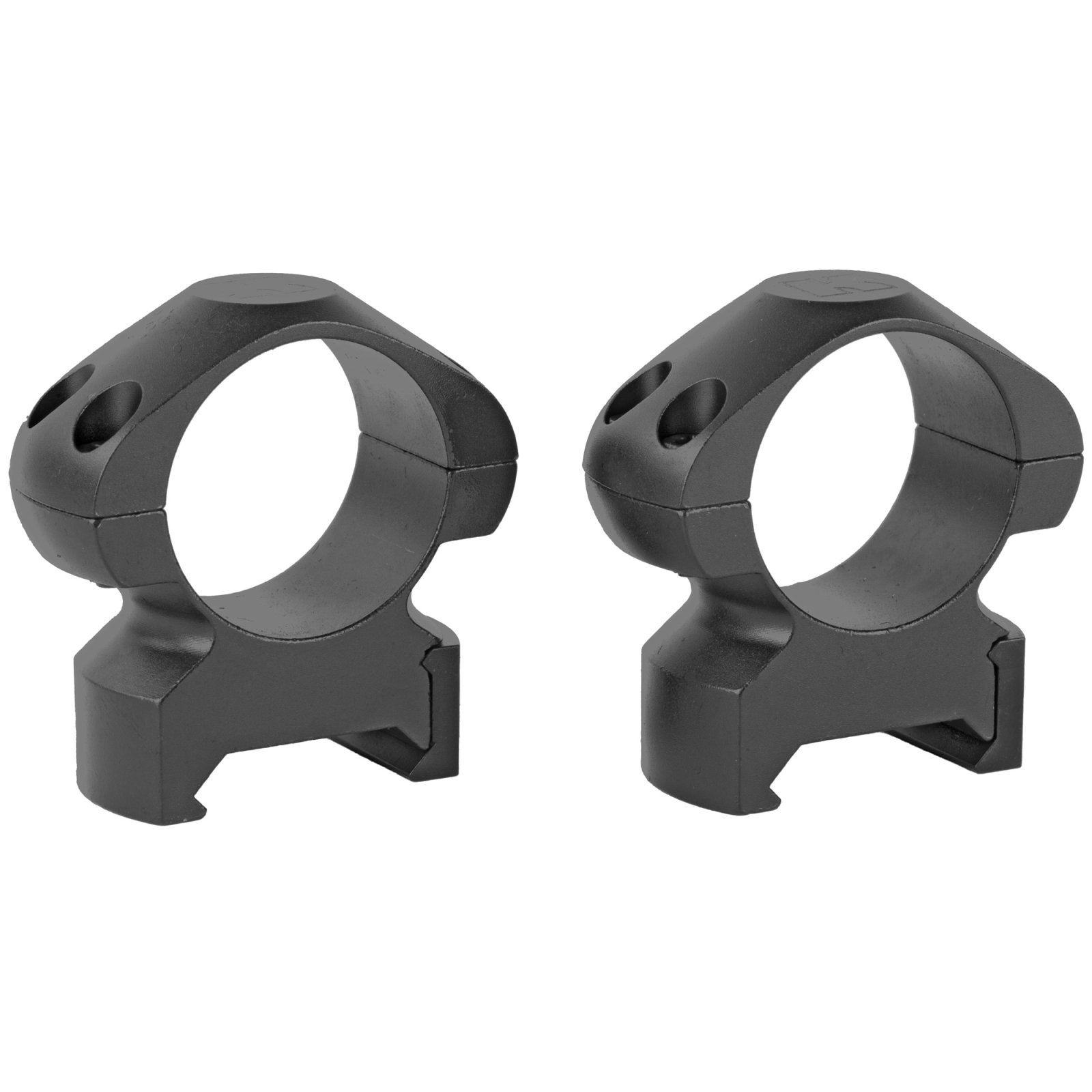 Konus 7401 Steel Rings Matte Black 1" Medium Picatinny/Weaver Mount
